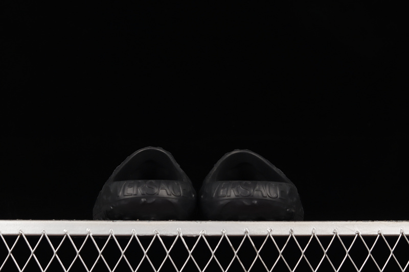 Ver*Sace Medusa Dimension Slippers Black/Black/Black 7