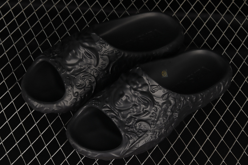 Ver*Sace Medusa Dimension Slippers Black/Black/Black 9