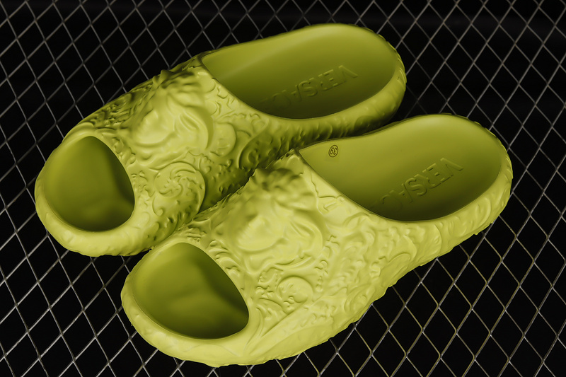 Ver*Sace Medusa Dimension Slippers Green/Green/Green 3