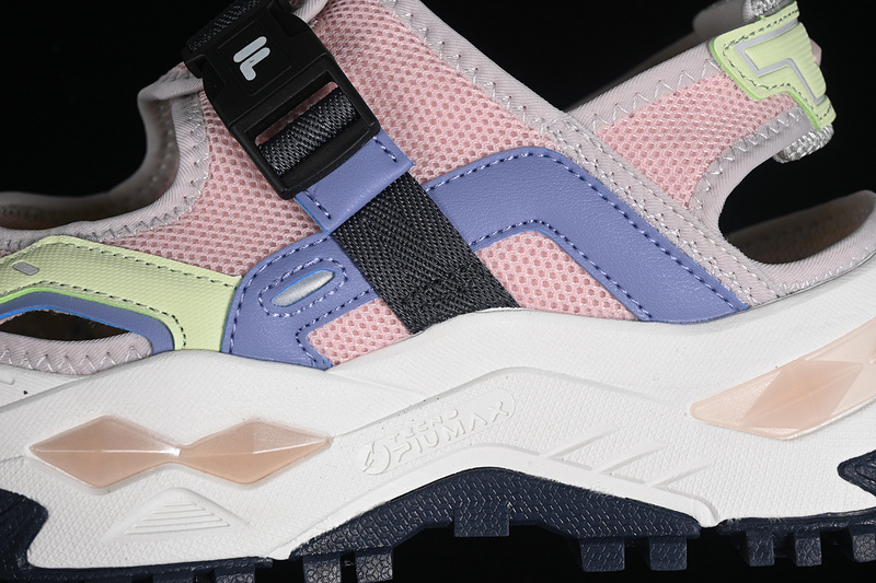 Fila Fusion White/Pink/Green/Black/Purple 9