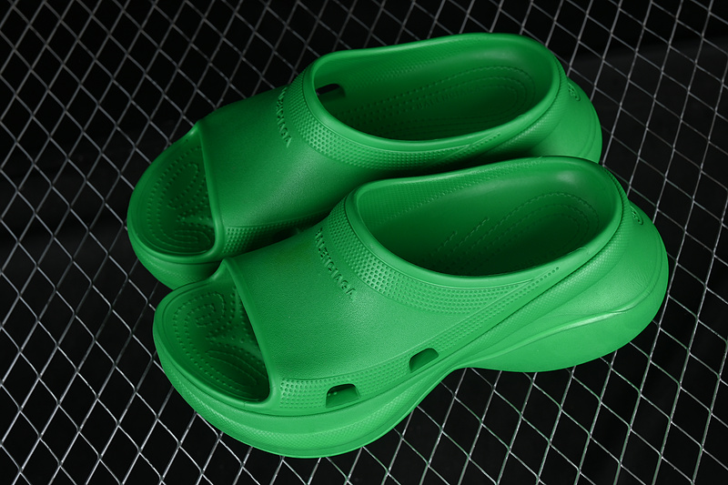 Balenciaga Pool Crocs Green 3