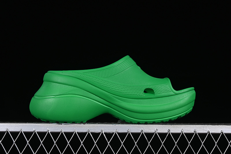 Balenciaga Pool Crocs Green 25