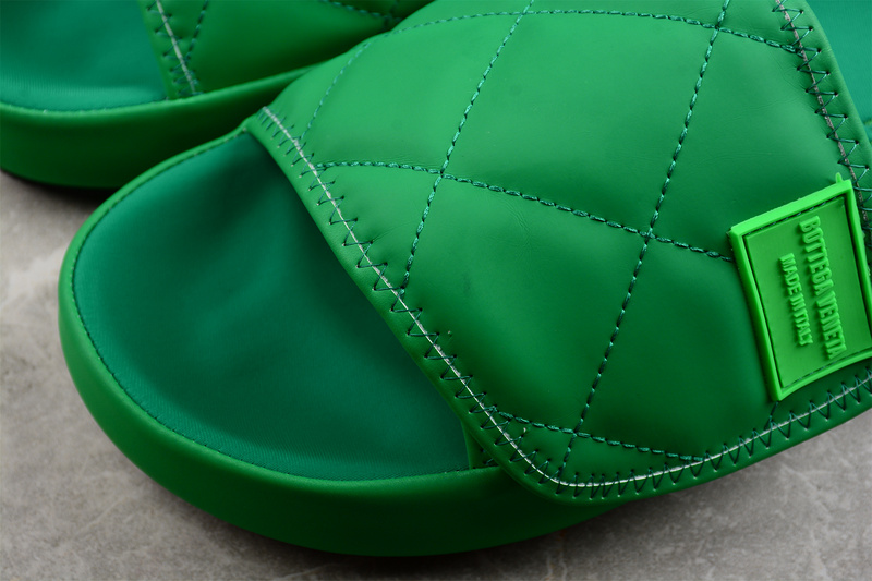 B*V 2022 Velcro Slippers Green/Green/Green 3