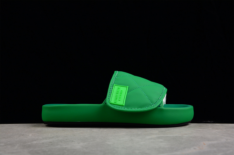 B*V 2022 Velcro Slippers Green/Green/Green 11