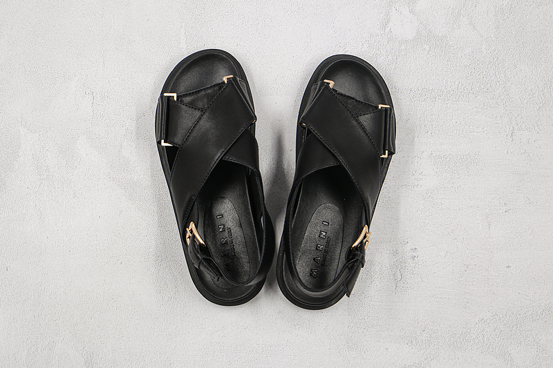 Marni Sandals Black/Black/Black 5