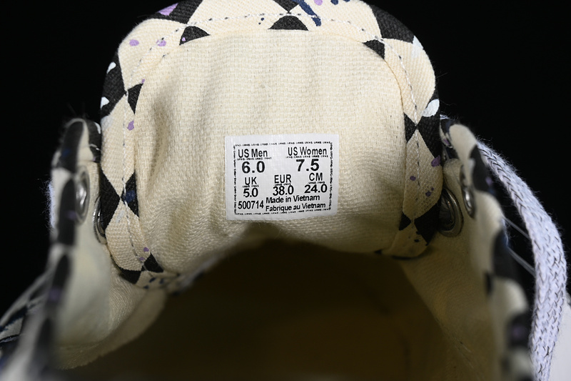 Authentic 44 Dx Splatter Embroidery/Checkerboard 21