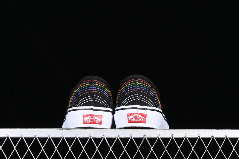 Vans Authentic Black/White/Multicolored 3