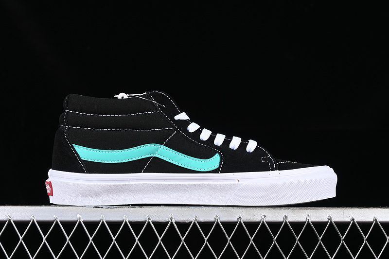 Vans Sk8-Mid White/Black/Green 11