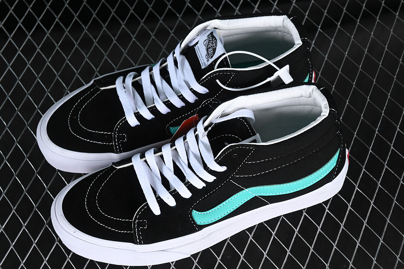 Vans Sk8-Mid White/Black/Green 23