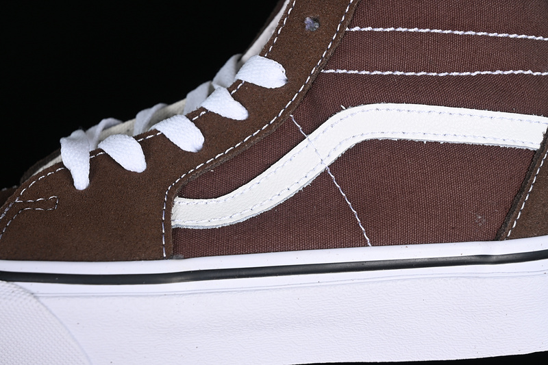 Vans Sk8-Hi Pro White/Brown 9