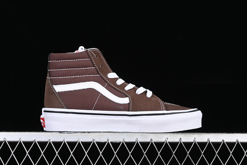 Vans Sk8-Hi Pro White/Brown 13