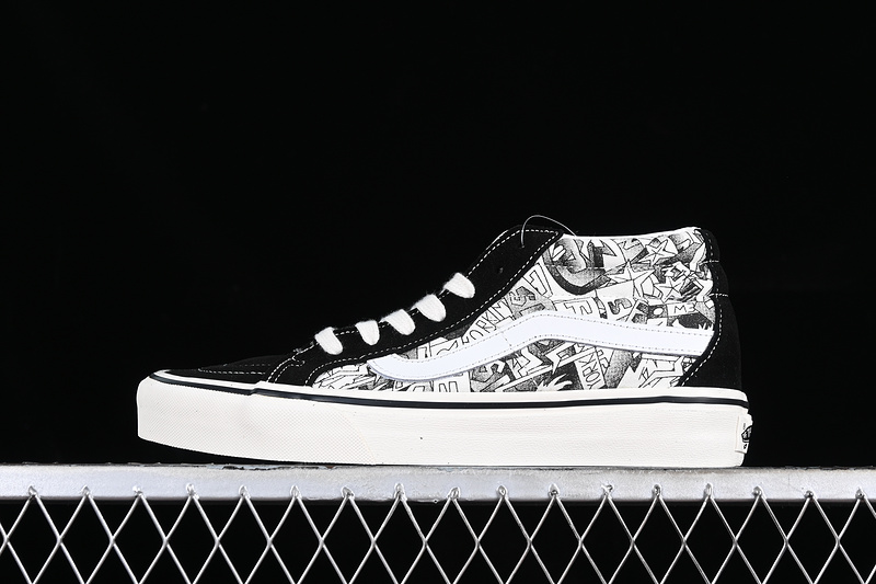 Vans Sk8-Mid White/Black 25