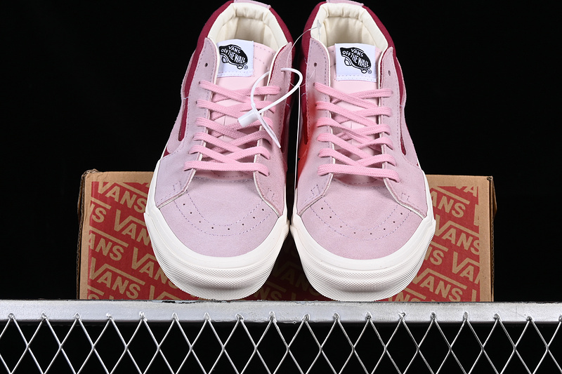 Vans Vault Og Sk8-Mid Lx Pink/Red/White 3