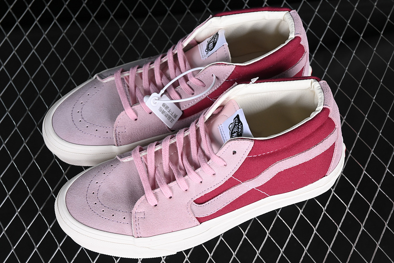 Vans Vault Og Sk8-Mid Lx Pink/Red/White 5