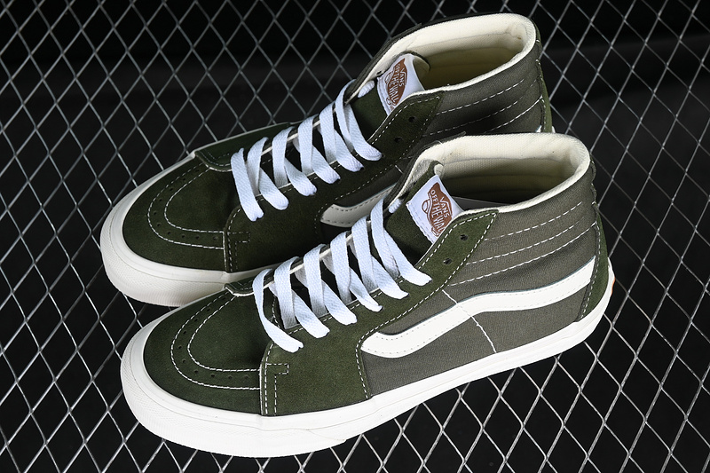 Sk8 Hi Vr3 Olive Green/White 7