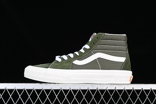 Sk8 Hi Vr3 Olive Green/White 9