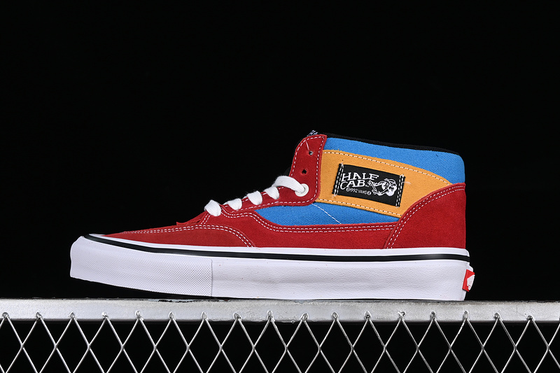 Vans Half Cab Pro White/Red/Black/Blue/Yellow 3