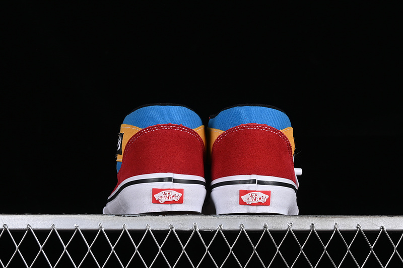 Vans Half Cab Pro White/Red/Black/Blue/Yellow 7