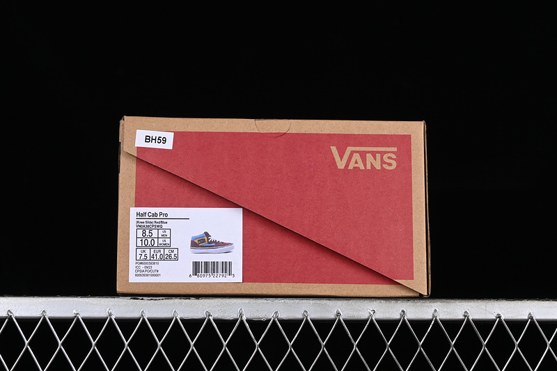 Vans Half Cab Pro White/Red/Black/Blue/Yellow 9