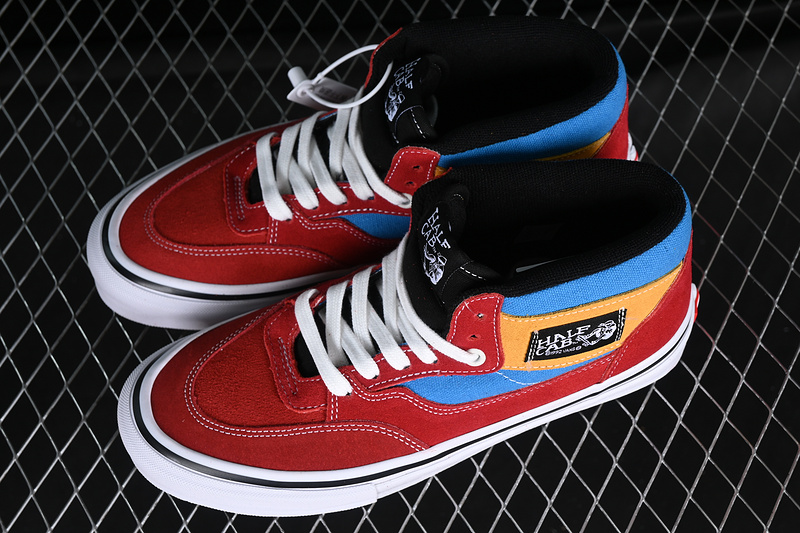 Vans Half Cab Pro White/Red/Black/Blue/Yellow 11