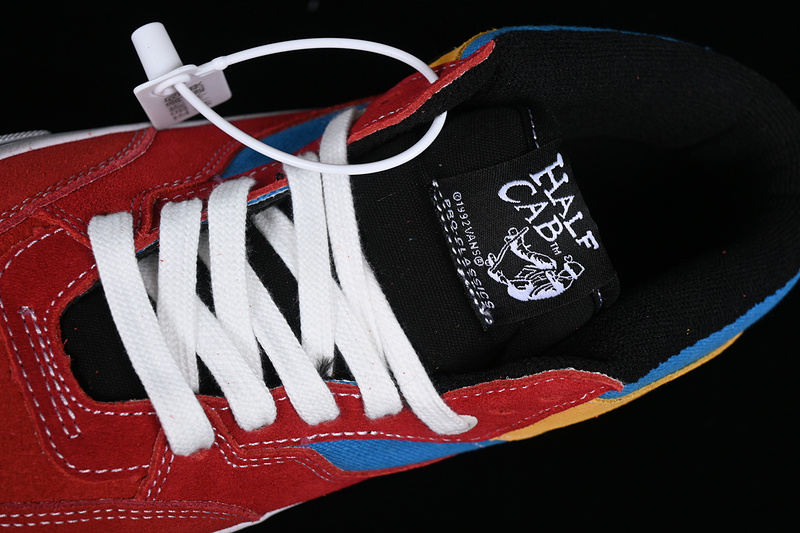 Vans Half Cab Pro White/Red/Black/Blue/Yellow 13