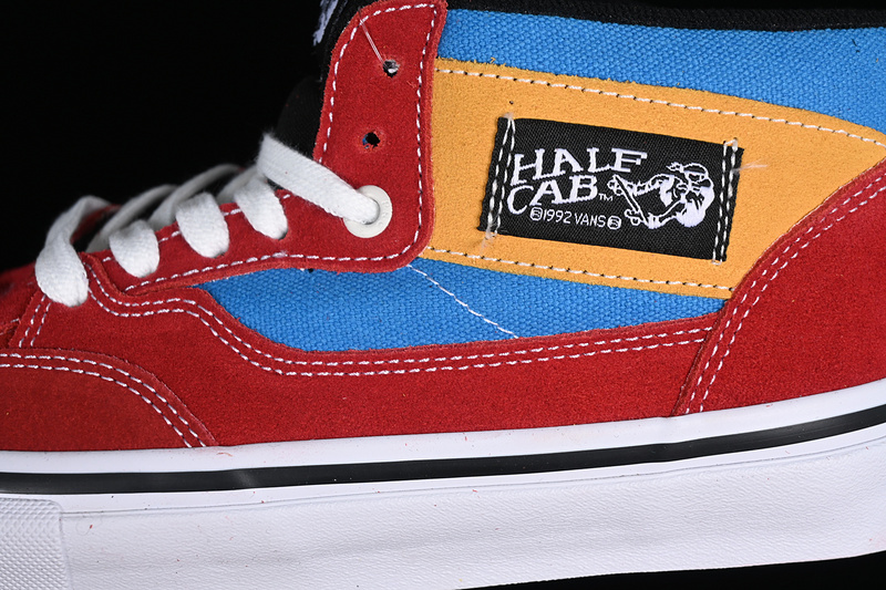 Vans Half Cab Pro White/Red/Black/Blue/Yellow 29