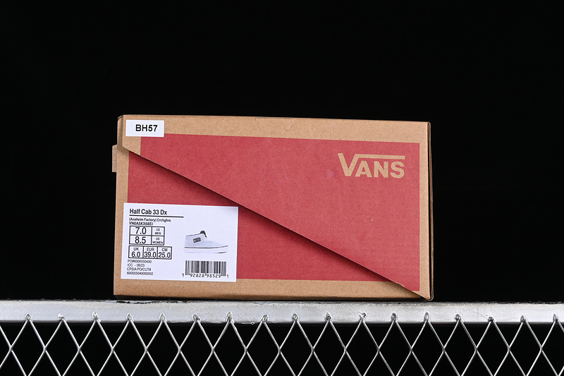 Vans Half Cab 33 Dx White/Black/Grey 23