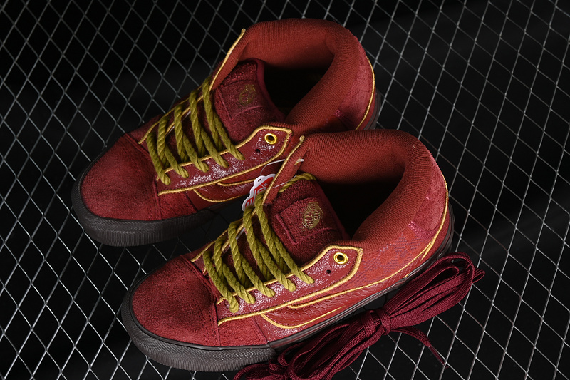 Vans Knu Mid Black/Red/Yellow 21