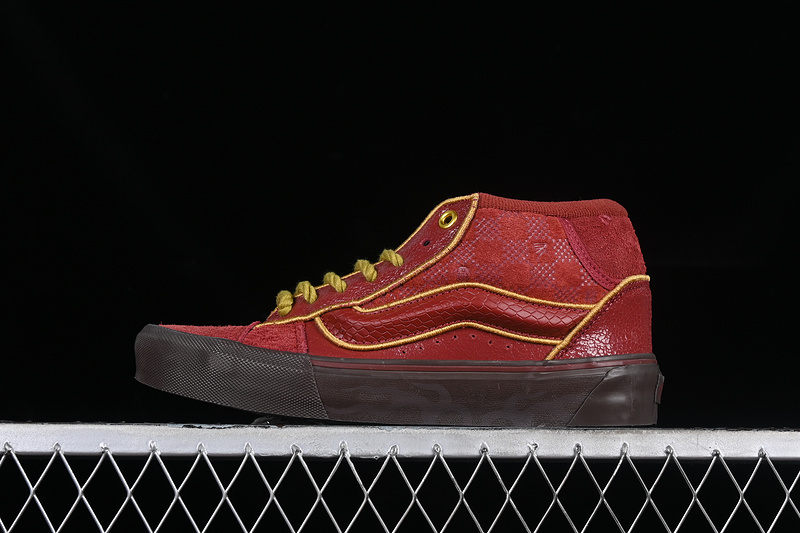 Vans Knu Mid Black/Red/Yellow 29