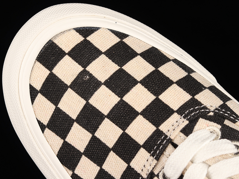 Authentic Eco Theory Checkerboard Shoes Black/Beige/White 9