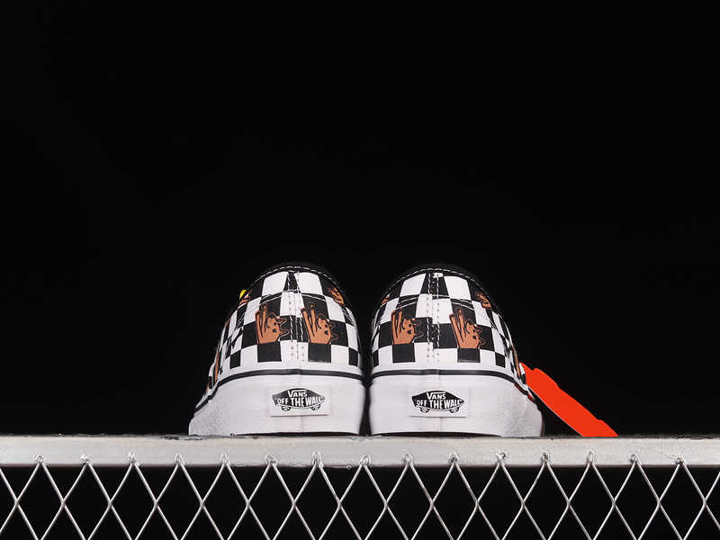 Old Skool Checkerboard Black/White/Black 7