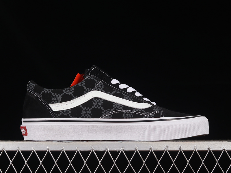 Monogram Old Skool Skate Shoes Black/Black/White 9