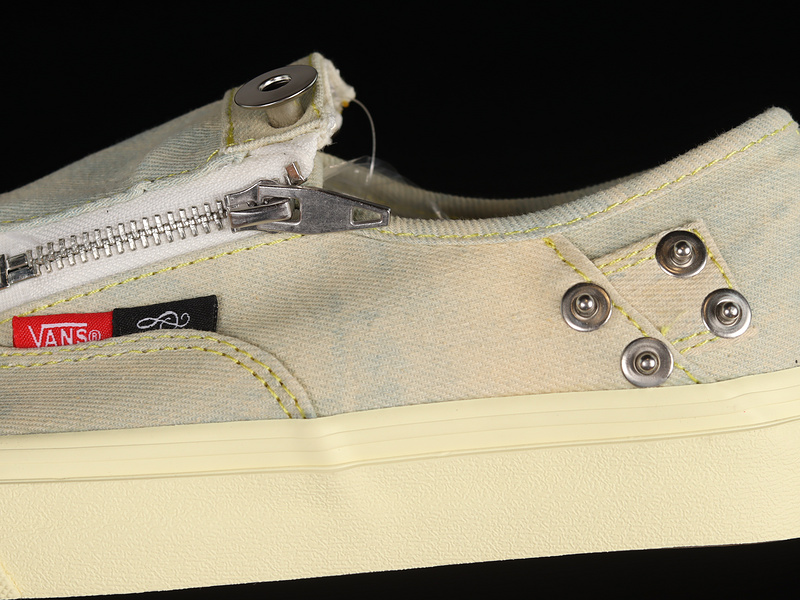 Shane Gonzales X Authentic Zip Shoes Light Grey/Light Grey/Beige 15