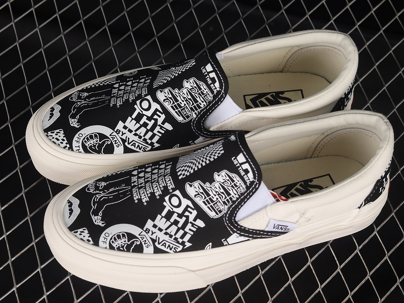 Anaheim Factory Slip-On White/Black/White 29