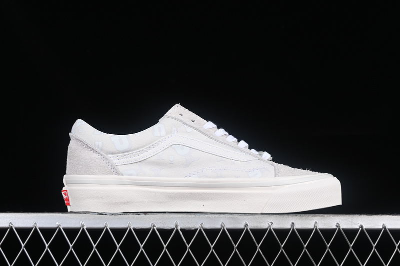 Undefeated Og Old Skool Lx U-Man Blanc De Blanc Grey/White 27