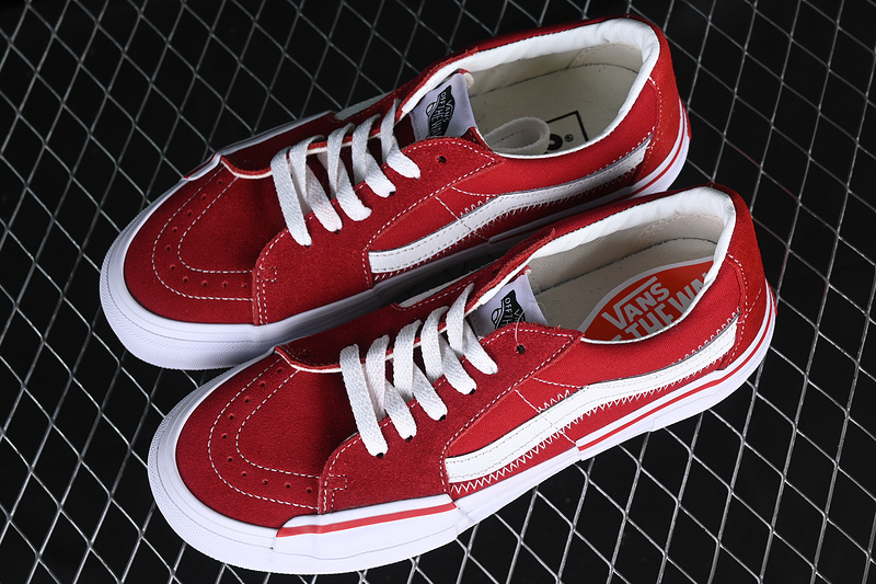 Vans Sk8 Low Red/White 9