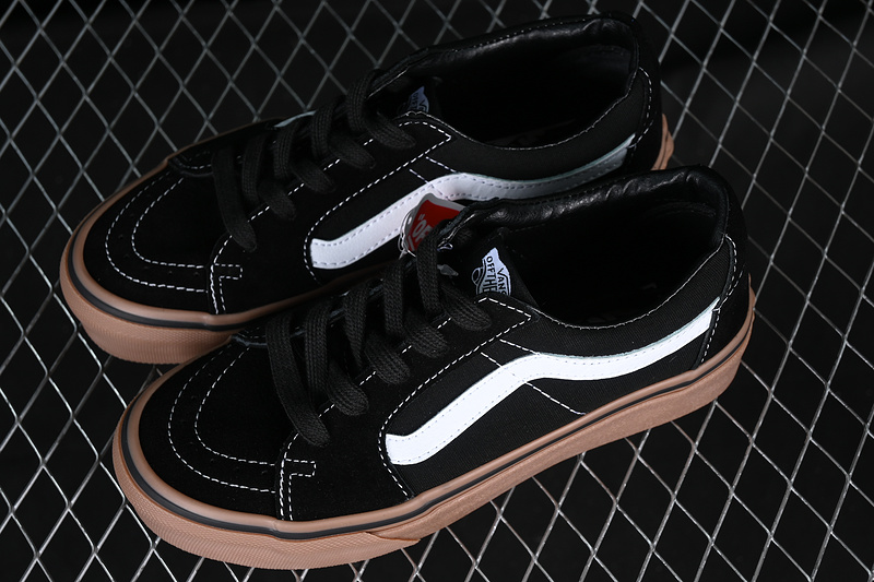 Vans Sk8-Low Black/White/Brown 5