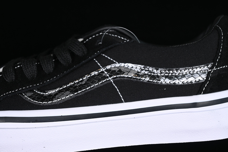 Vans Sk8 Low White/Black/Silver 13