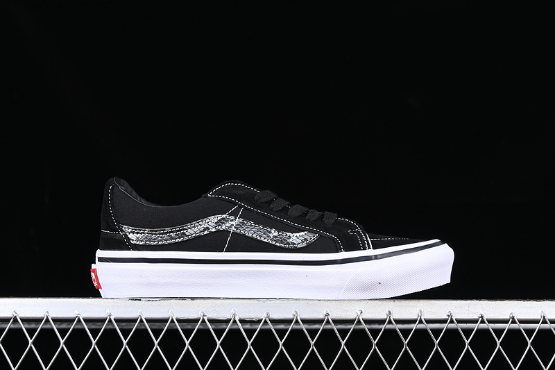 Vans Sk8 Low White/Black/Silver 15