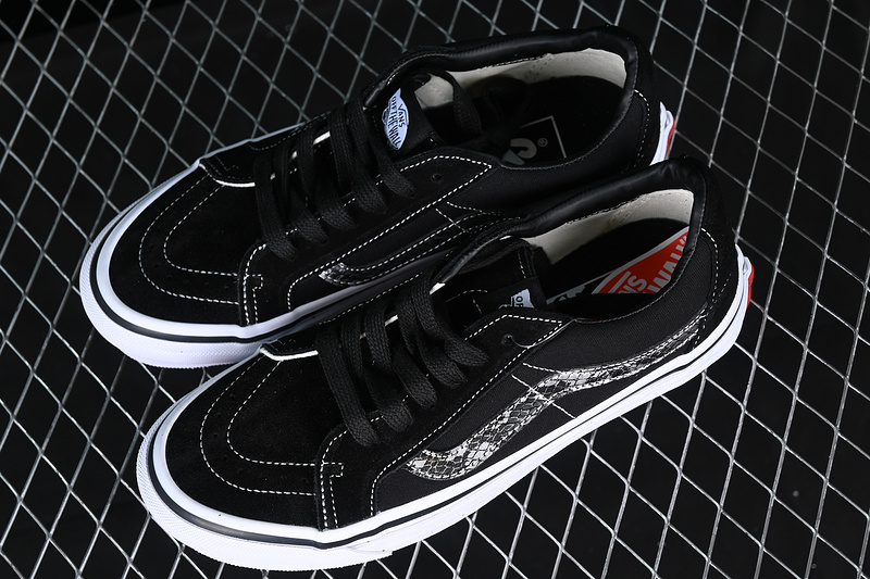 Vans Sk8 Low White/Black/Silver 21