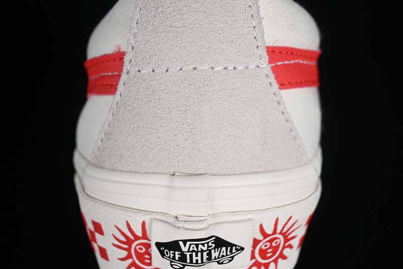 Vans Sk8-Low Reissue S Whte/Grey/Red 23