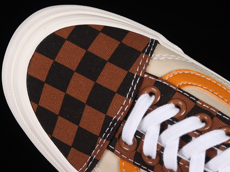 Old Skool Low-Top Checkerboard Green/Brown/Black-Off White 27