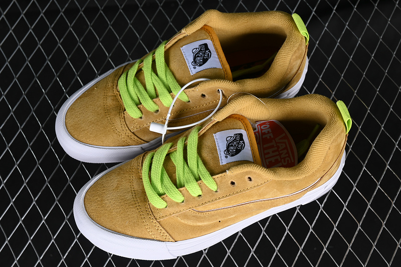 Vans Knu Skool White/Yellow/Green 23