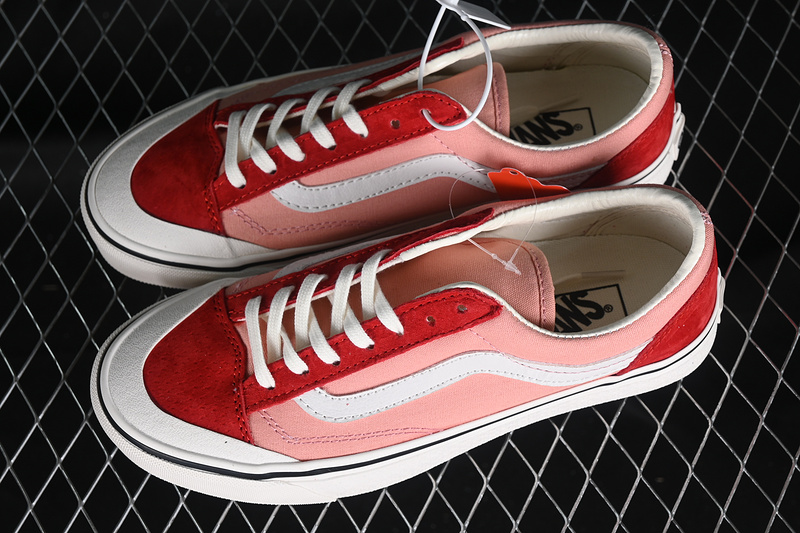 Vans Old Skool Reissue 136 White/Pink/Red 11