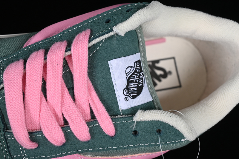 Vans Classics Knu Skool White/Green/Pink 3