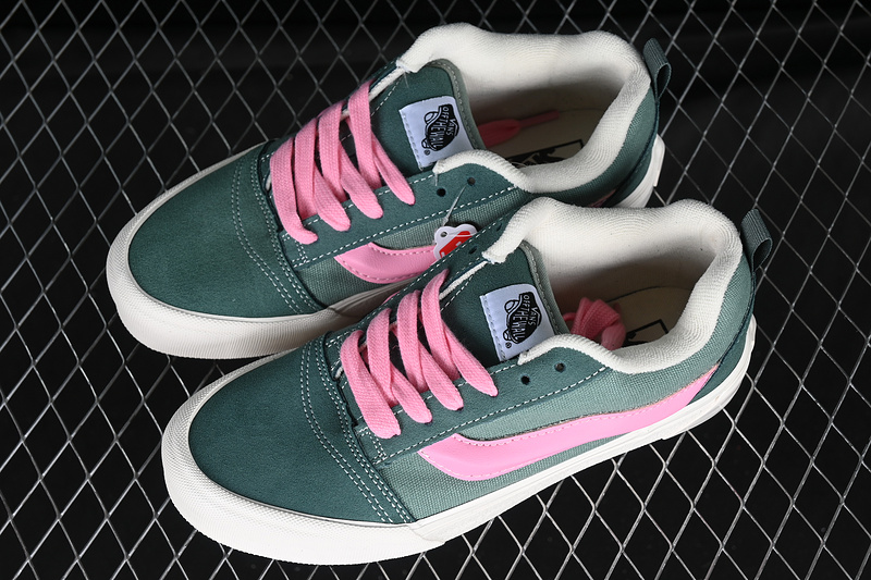 Vans Classics Knu Skool White/Green/Pink 7