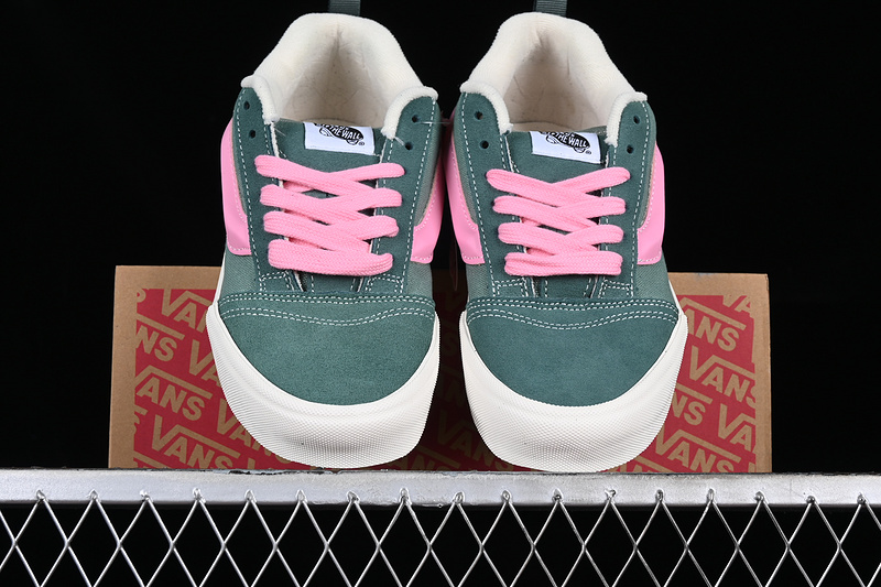 Vans Classics Knu Skool White/Green/Pink 13