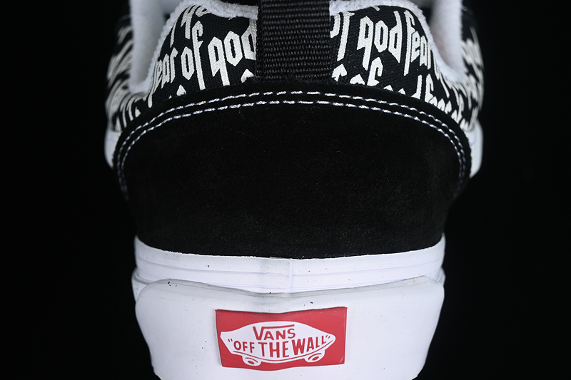 Vans Knu-Skool Cdg Black/True White/Red 5