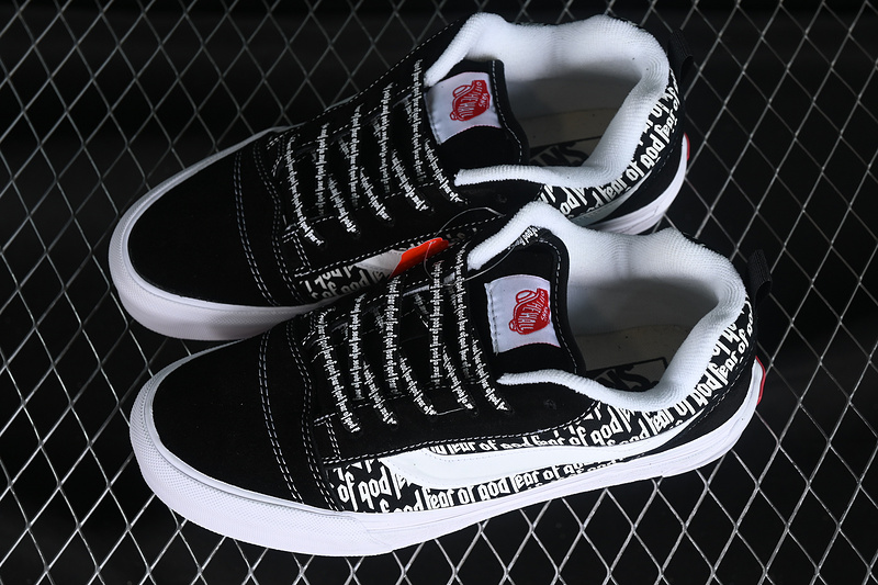 Vans Knu-Skool Cdg Black/True White/Red 9