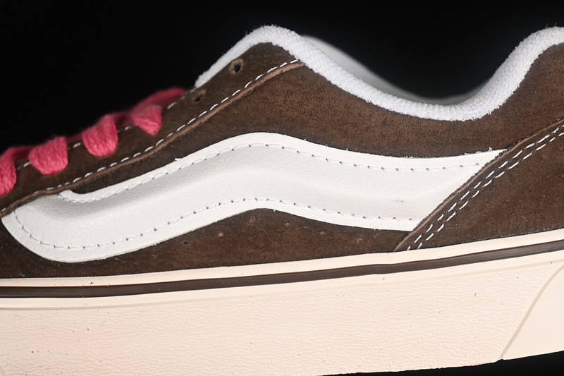 Vans Classics Knu Skool White/Brown/Pink 7